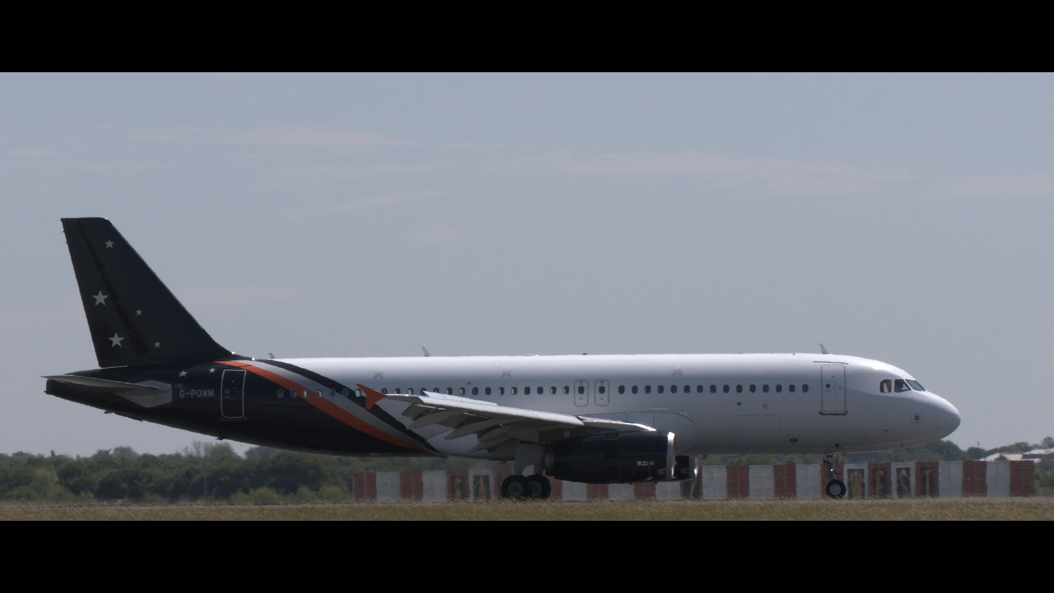 Titan Airways Airbus A320 Landing at Stansted